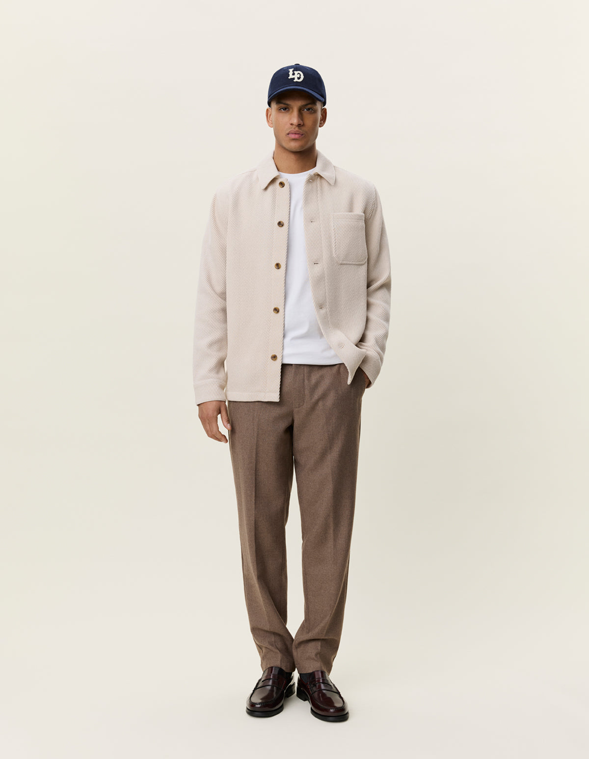 TWILL WOOL OVERSHIRT