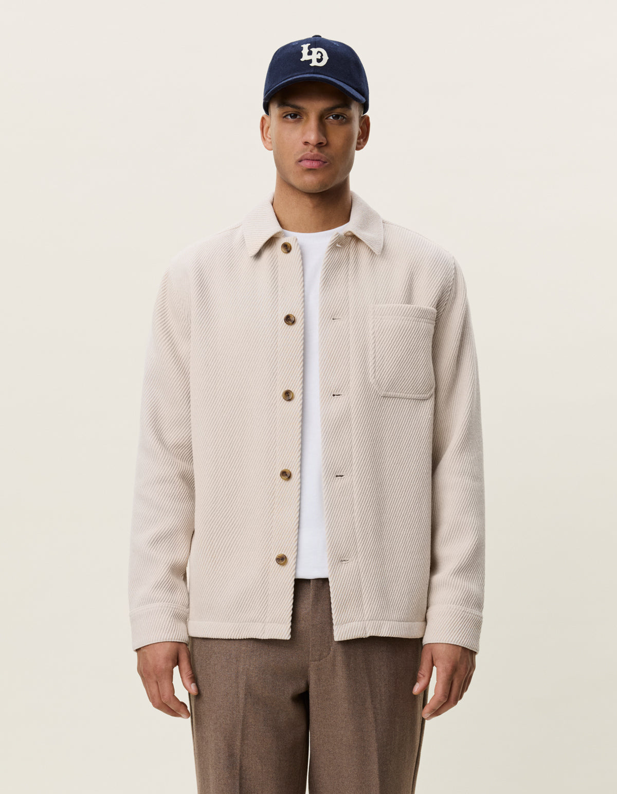 TWILL WOOL OVERSHIRT