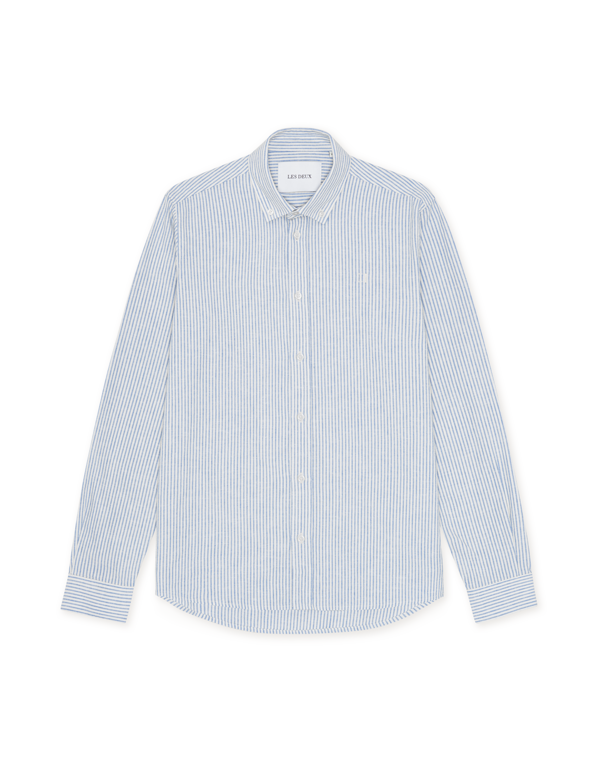 KONRAD STRIPE COTTON LINEN SHIRT