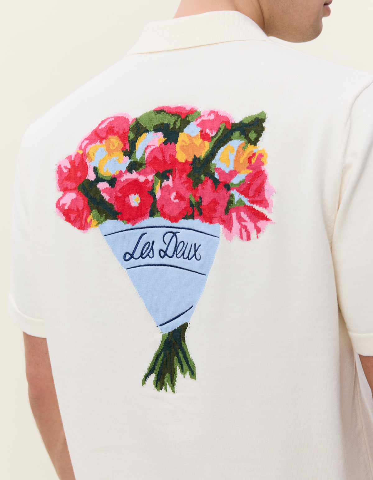 BOUQUET KNITTED SS SHIRT