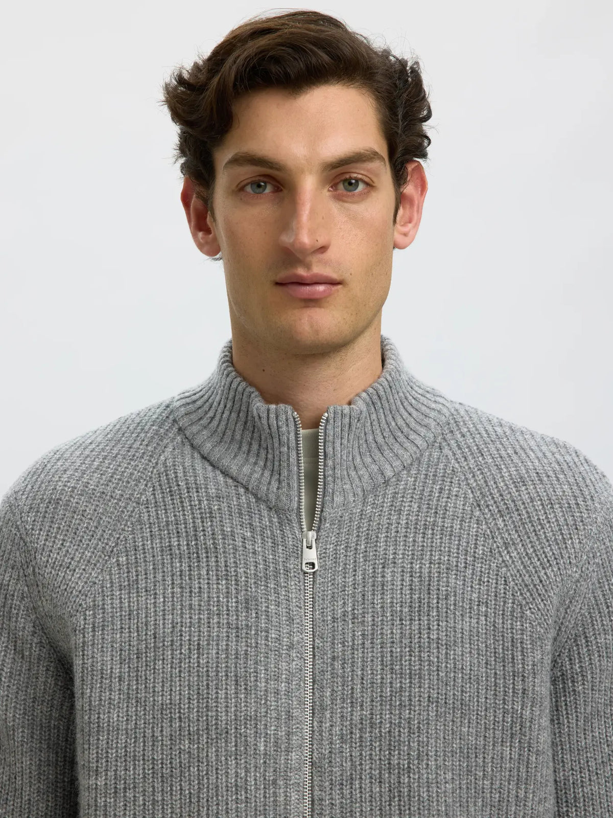 CODY KNIT ZIP CARDIGAN