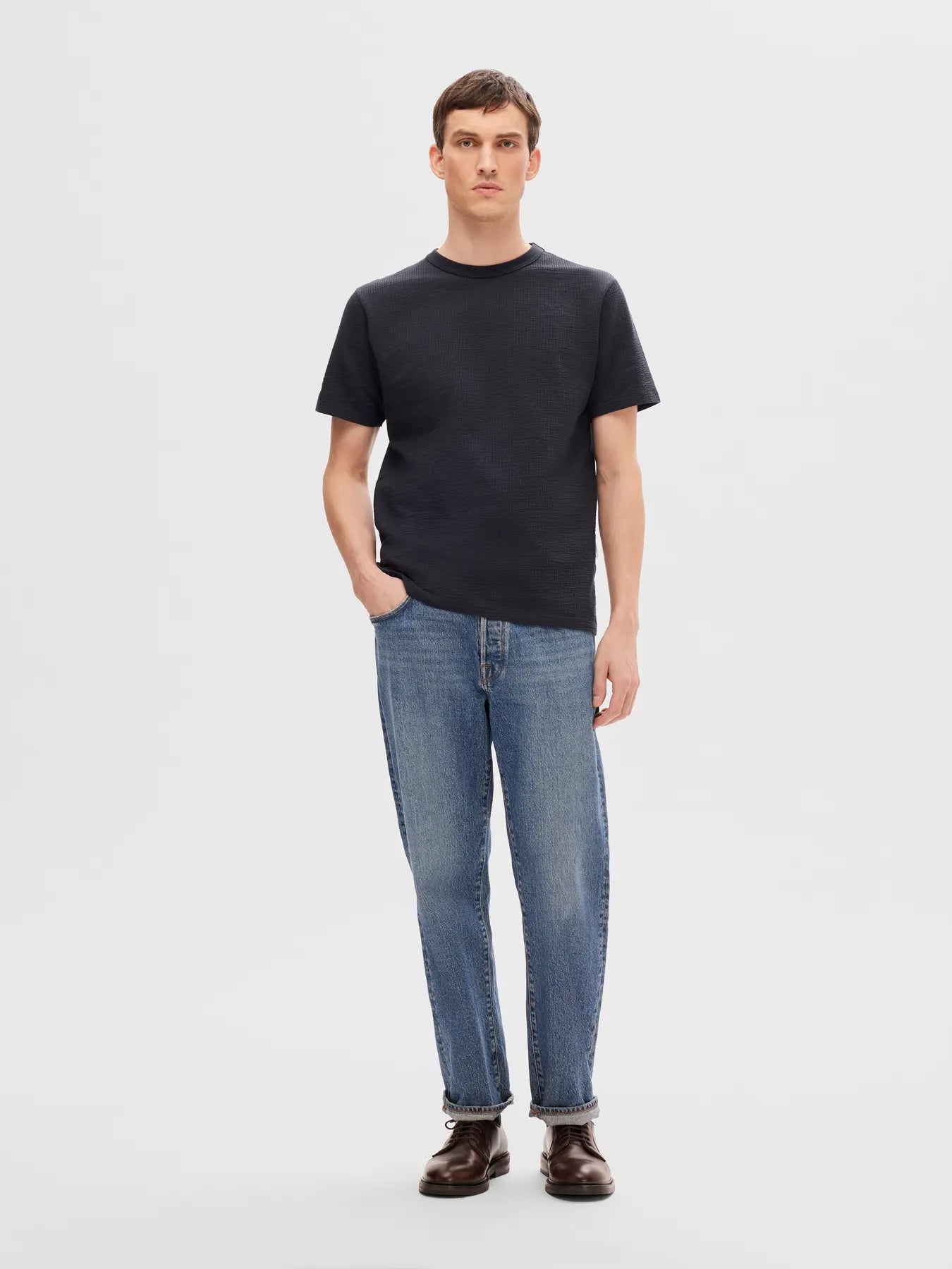 SANDER SEERSUCKER TEE